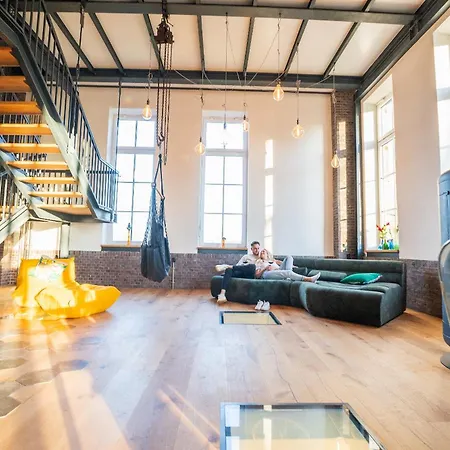 아파트 150qm Design Loft Pumpensaal Im Historischen Wasserwerk 테클렌부르그