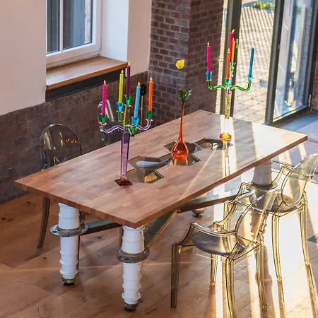 아파트 150qm Design Loft Pumpensaal Im Historischen Wasserwerk