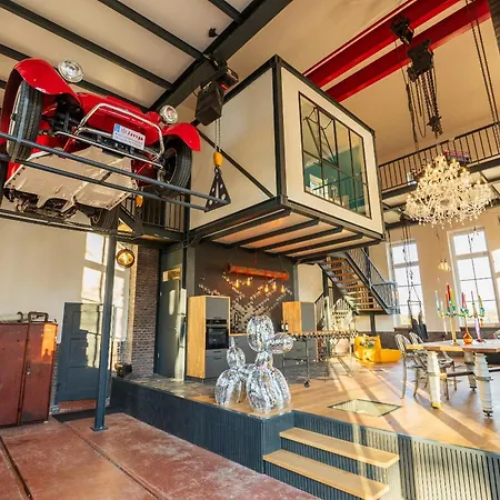 아파트 150qm Design Loft Pumpensaal Im Historischen Wasserwerk