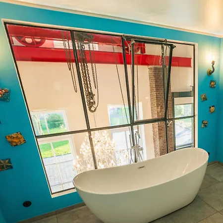 아파트 150qm Design Loft Pumpensaal Im Historischen Wasserwerk