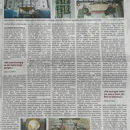 150qm Design Loft Pumpensaal Im Historischen Wasserwerk * 테클렌부르그